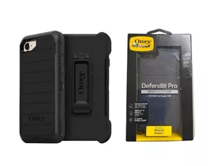 Otterbox Defender Pro Case + Holster For iPhone 7 iPhone 8 & SE 2020 (4.7) Black - Picture 1 of 6