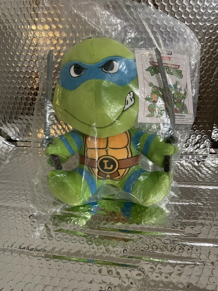 TMNT Leonardo Plush Teenage Mutant Ninja Turtles 7” Phunny Kidrobot Stuffed