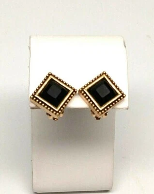 Hermosos Pendientes Patricia Locke Clip Tono Dorado Cristales Swarovski Nuevos sin Etiquetas Foto 1 de 4