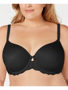 INC International Concepts Women's Black Full Coverage T-Shirt Bra Size 38DD - Picture 1 of 2