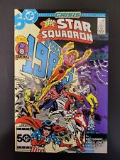 ALL-STAR SQUADRON #55 Crisis cross-over issue DC Comics 1986
