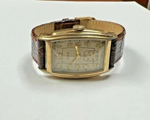 VINTAGE ELGIN 10kt GOLDGEFÜLLTE MECHANISCHE HANDAUFZUG UNISEX UHR - Bild 1 von 10