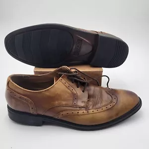 Zapatos de vestir Oxford Nunn Bush para hombre 9 M cómodos gel marrón - Imagen 1 de 12