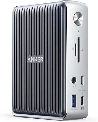 Anker 577 Docking Station 13-in-1 Thunderbolt 3 85W Charging Laptop 18W Phones - Image 1 of 4