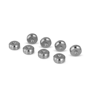 PrecisionGeek HEAVY DUTY 8 x 16mm CNC Stainless Speaker Spike Pads Shoes Feet - Zdjęcie 1 z 2