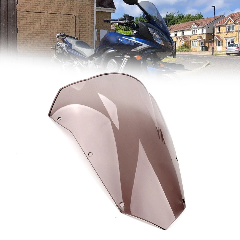 Windscreen Windshield Dual Bubble Smoke Fits For Yamaha FZ6 Fazer 600 03-08 07