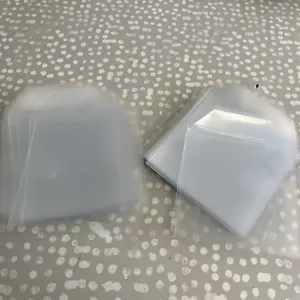 CD DVD Clear Plastic Sleeves X90 Cover Case Demo Cd - Photo 1/4