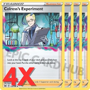 4X Colress's Experiment 155/196 X4 - Lost Origin Playset - Pokemon TCG - Picture 1 of 1