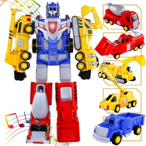 SNAEN Toys for 3 4 5 6 7 Year Old Boys - Construction Vehicles Transform... - Picture 1 of 9