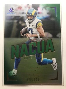 Puka Nacua 2024 Panini Kuminance #41 GREEN HOLO PARALLEL SP RAMS /100 - Picture 1 of 2