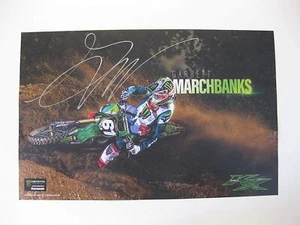 Garrett Marchbanks supercross motocross signed autographed 11x17 Poster COA... - Picture 1 of 2