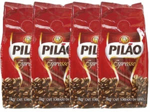 Brazilian Roasted Coffee Beans Espresso 1kg PILÃO (Pack of 4) - Picture 1 of 1