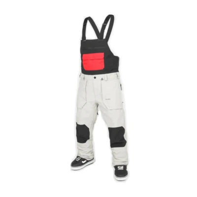 Volcom - Roan Bib Overalls Snowboard/Ski - Stone NEU FÜR 2025