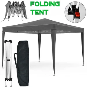 2x2 m Pop Up Gazebo Portable Grey Marquee UPF 50+ Tent Outdoor Waterproof Canopy - Picture 1 of 12