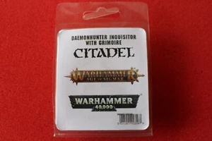 Games Workshop Warhammer 40k Daemonhunter Inquisitor with Grimoire Metal Figure  - Picture 1 of 2