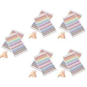 5 Count Strass-Aufkleber Kind Arbeit Strass-Klebestreifen Craft Flatback - Zdjęcie 1 z 12