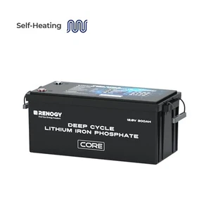 Renogy 300Ah 12V LiFePO4 Battery BMS Self-Heating IP65 5000+ Deep Cycles - Picture 1 of 7
