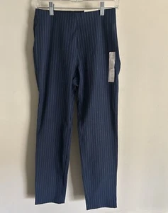 A New Day Women’s Skinny Ankle Pants Navy Stripe 4R New - Picture 1 of 8