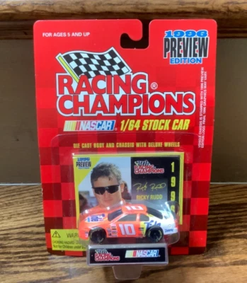 Racing Champions 1996 edición previa NASCAR #10 Ricky Rudd - Tide 1:64 Die Cast Foto 1 de 4