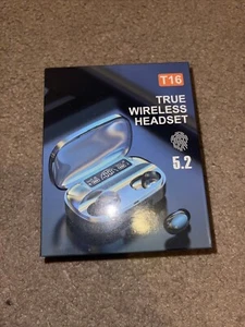 Bluetooth Headset 5.0 True Wireless Earphones Earbuds Headphones HiFi Sport TWS - Picture 1 of 2