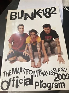 BLINK 182 ORIGINAL 2000/2001 OFFICIAL PROGRAM THE MARK TOM AND TRAVIS SHOW 2000 - Picture 1 of 9