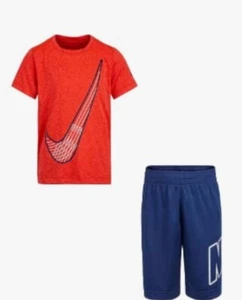 NEW - Nike Little Boys' Just Do It T-Shirt and Shorts Set, Boy's size 4 - Picture 1 of 1
