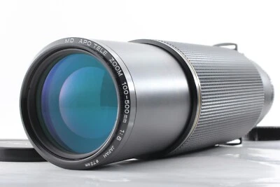 Rare !!【 NEAR MINT+ 】 Minolta MD APO Tele 100-500mm f8 Zoom Lens From JAPAN 3214 - Image 1 of 4