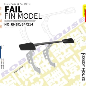 Robot House 1/64 3D Print Resin Details Up Tail Fin Panel Model MUSCLE CAR REAL - Picture 1 of 2