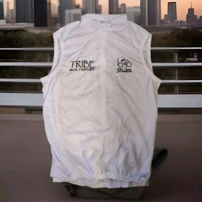 Cycle Jersey Tribe Multisport - Stealth Shirt -  LARGE - New - Bicycle White  - Image 1 of 4