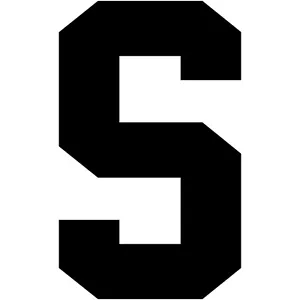 Varsity Letter S Aufkleber Aufkleber Vinyl Fenster Laptop College Sport Team - Bild 1 von 25