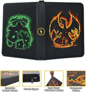 For Pokemon Cards Binder Album Book Game Card Collectors Holder 400 Card Spots - Picture 1 of 29