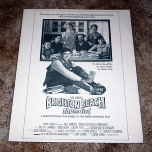 BRIGHTON BEACH MEMOIRS Kunstabteilung Poster Display Silverman Neil Simon - Bild 1 von 1