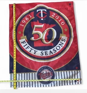 Minnesota Twins 50 seasons wall hanging MLB - Picture 1 of 3
