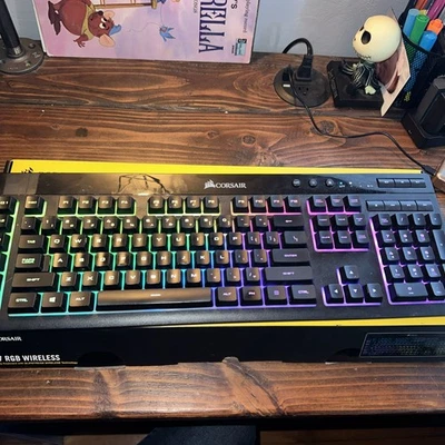 Corsair K57 RGB Wireless Gaming Keyboard - Black - Image 1 of 3