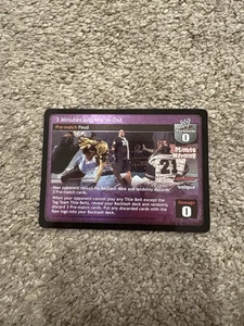 WWF/WWE Raw Deal CCG 3 Minutes And We’re Out 3 Minute Warning Foil - Picture 1 of 2