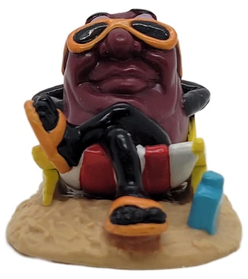 Boneco California Raisins 1988 California Raisins Fun In The Sun Beach Bum - Imagem 1 de 4