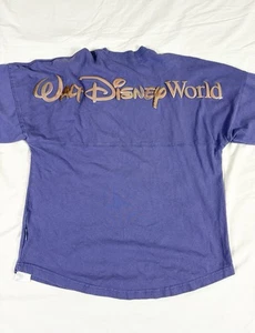 Disney By Spirit Jersey Women Blue Long Sleeve Top S - Picture 1 of 8