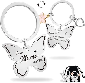 Muttertagsgeschenk Mama Schlüsselanhänger Kommunion Geschenk Danke Beste Mama - Bild 1 von 7