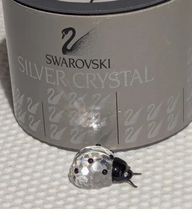 SWAROVSKI KRISTALL 'LADYBIRD Marienvogel / Käfer Miniatur 190858 Silber Kristall in Box - Bild 1 von 5