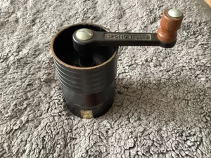 Vintage Spong England Handheld Manual Compact Cast Iron Coffee Mill Model 80 - Picture 1 of 12