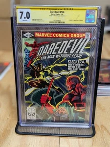 DAREDEVIL #168 • 1ST ELEKTRA • CGC 7.0 SIGNED BY FRANK MILLER - Picture 1 of 1