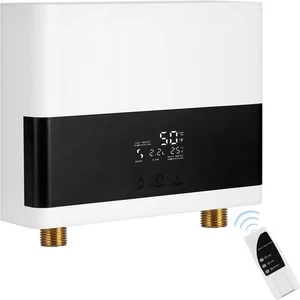 Mini Calentador de Agua Eléctrico Instantáneo 6000W Temperatura Constante Control Remoto Sin Tanque - Imagen 1 de 12