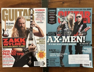 GUITAR WORLD Magazine Lot Of 2 VTG 2004 - ZAKK “THE BEAST” WYLDE Foto 1 de 3