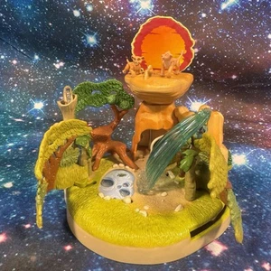 VINTAGE POLLY POCKET KÖNIG DER LÖWEN PRIDE ROCK, LOG WIPPE BEWEGLICHE FIGUREN Simba - Bild 1 von 7