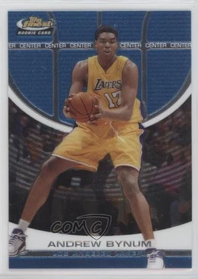 2005-06 Topps Finest /599 Andrew Bynum #115 Rookie RC - Image 1 of 2