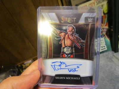 2022 WWE PANINI SELECT SHAWN MICHAELS "HBK" AUTO #SN-SHM - READ - Image 1 of 4