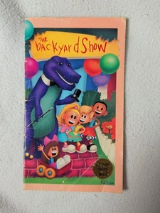Barney the Dinosaur Vintage 1988 The Backyard Show Story Book The Backyard Gang - Picture 1 of 12