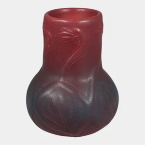 Van Briggle 1922-1926 Vintage Art Pottery Red Ceramic Flower Vase 645 - Picture 1 of 6