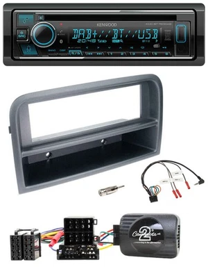 Kenwood Lenkrad Bluetooth DAB USB CD Autoradio für Fiat Croma 2005-2010 - Bild 1 von 4