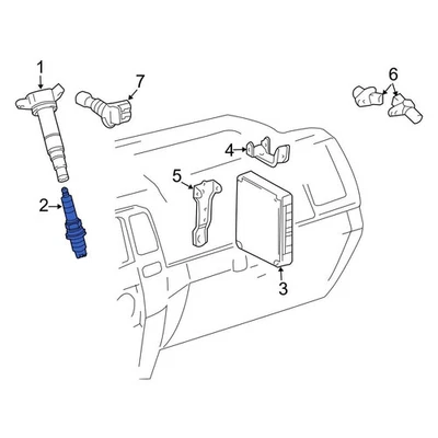 For Toyota Tacoma 2005-2015 Toyota 9091901235 Spark Plug — 第 1/2 张图片
